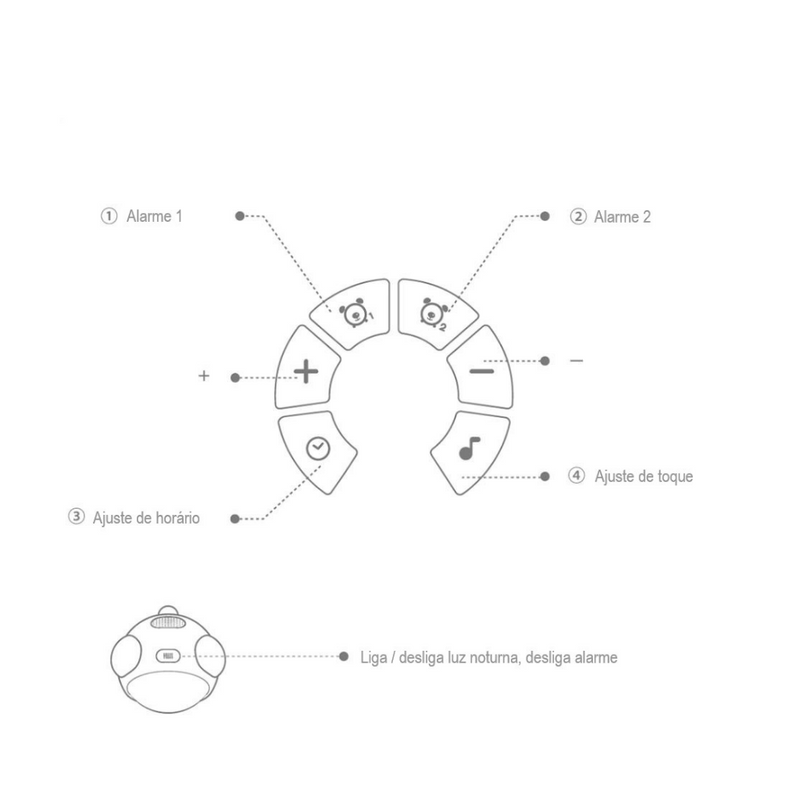 Despertador Infantil Smart Emotion