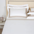 CONJUNTO CAMA COMPLETA NATURALISM FRETTE - Luxo Italiano