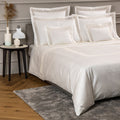 CONJUNTO CAMA COMPLETA NATURALISM FRETTE - Luxo Italiano