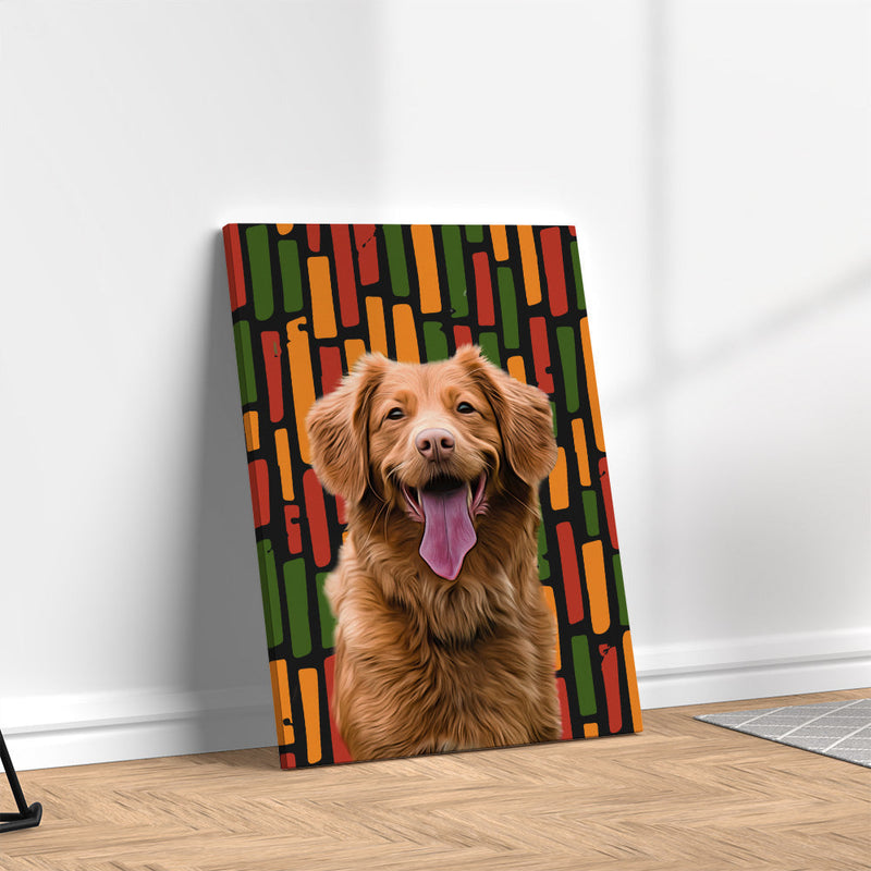 Quadro África Personalizado com seu Pet