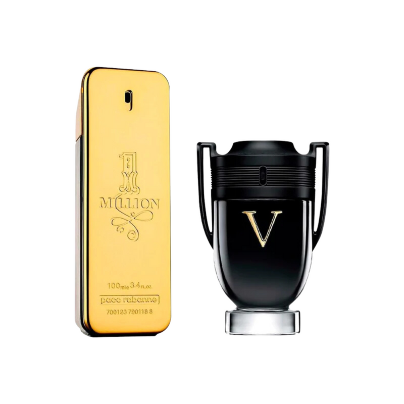 Combo de Perfumes Masculinos 1 Million e Invictus Victory - Loja Online