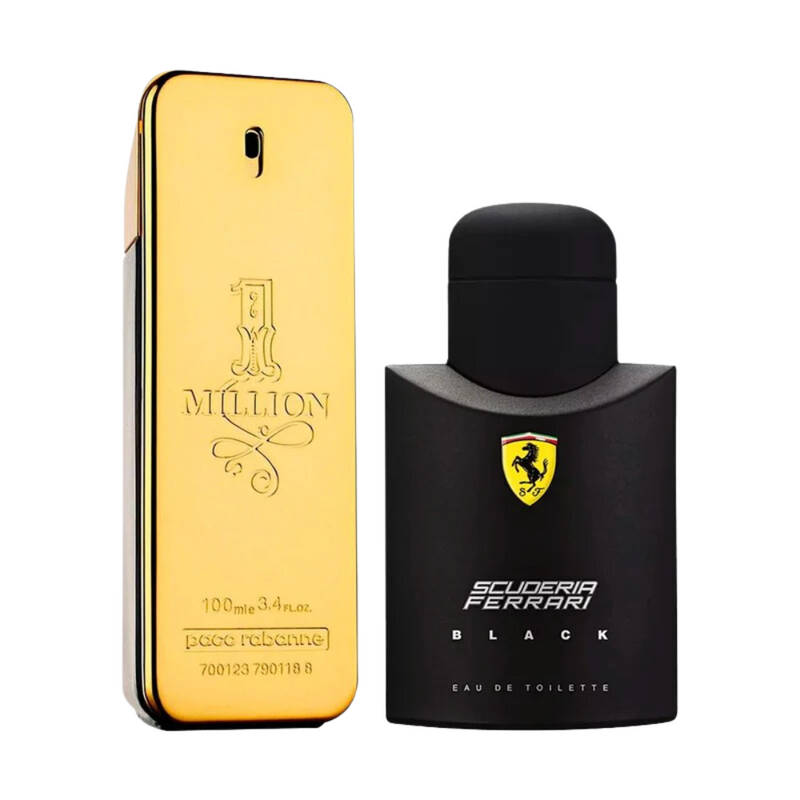 Combo de Perfumes - 1 Million e Ferrari Black - Loja Online