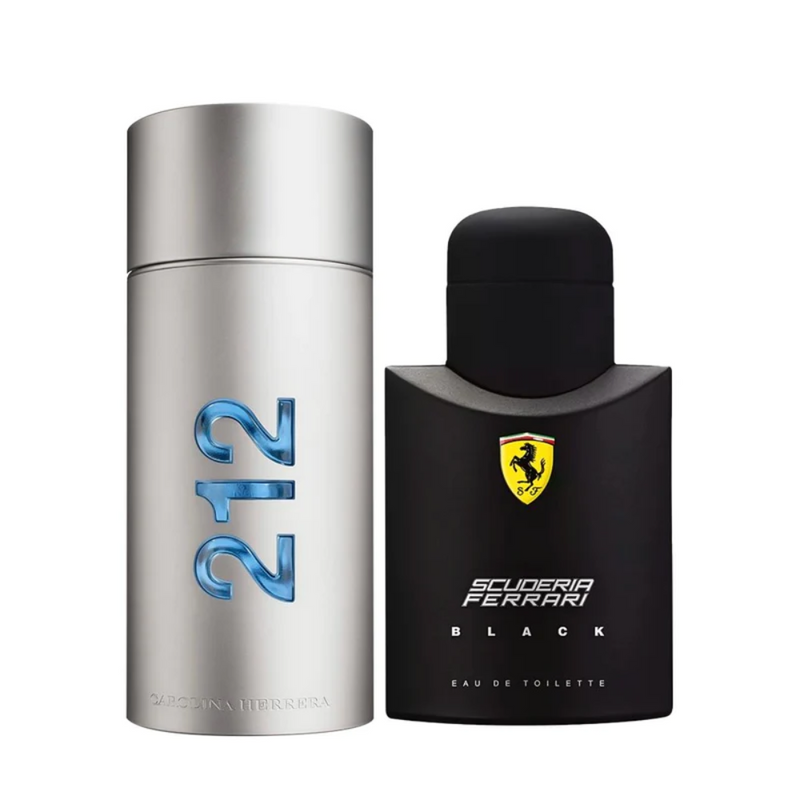 Combo de Perfumes 212 MEN e Ferrari Black - Loja Online