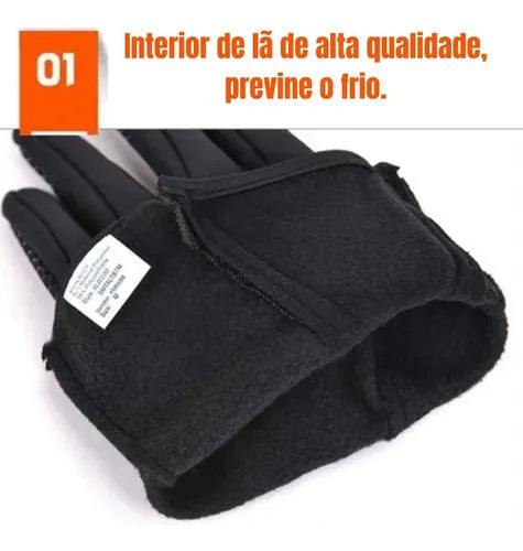 Luva Blackproof com conforto e proteção contra Impacto