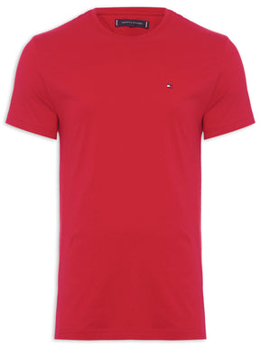 Camiseta Tommy Hilfiger Masculina Classic Nape Vermelha
