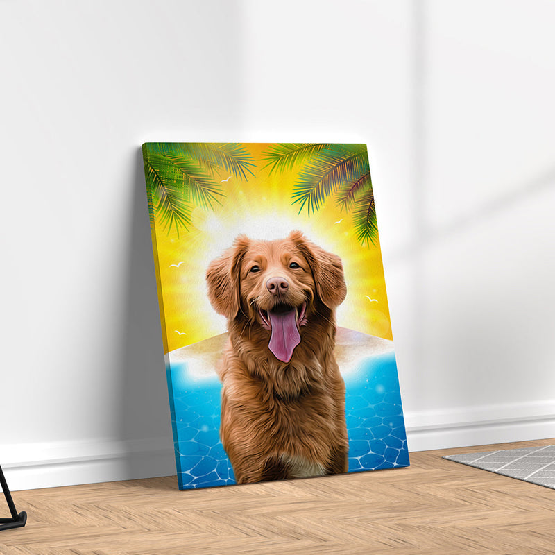 Quadro Verão Personalizado com seu Pet