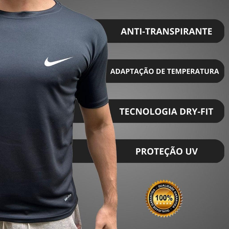 Kit 5 Camisetas NK Dri-Fit - Pague 3 e Leve 5 - Loja Online