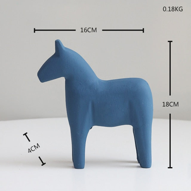 Escultura Minimalista Cavallo