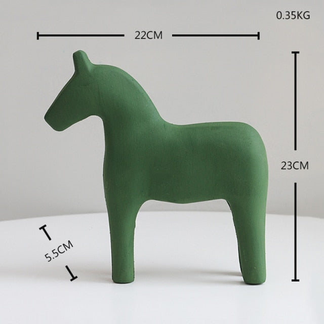 Escultura Minimalista Cavallo