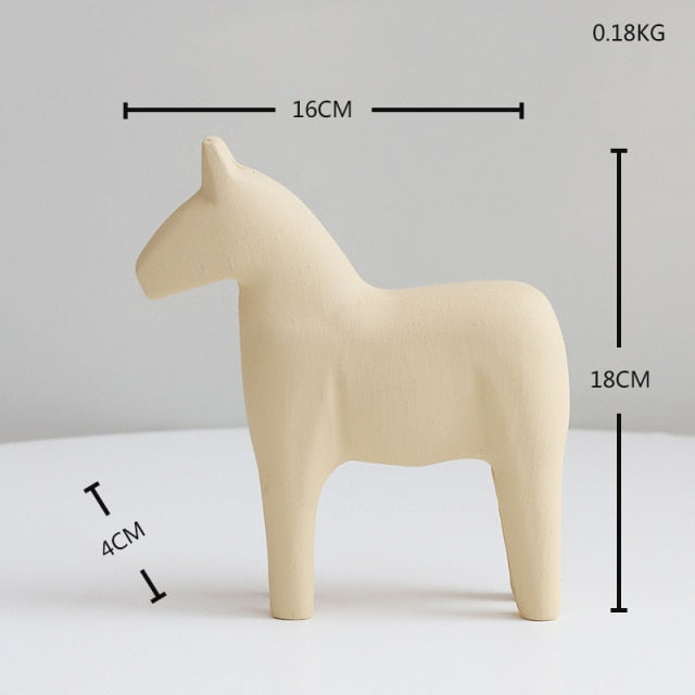 Escultura Minimalista Cavallo